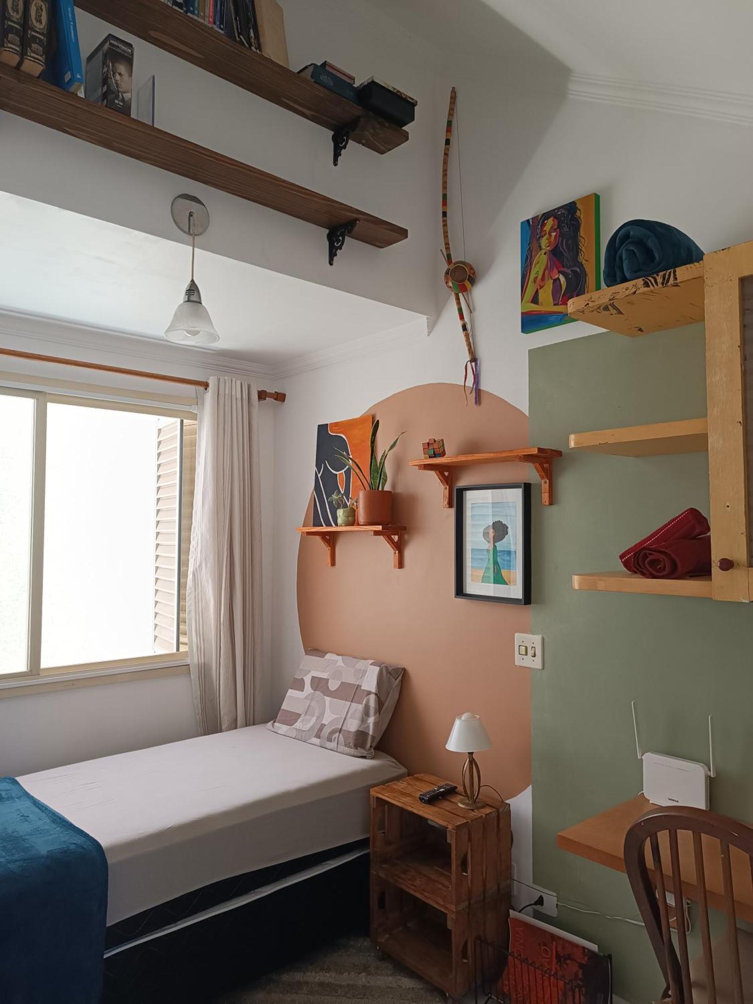 Quarto Aconchegante Em Casa Artistica * Curitiba